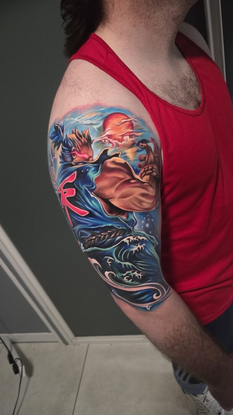 Pop Culture tattoo by Hypnotic Art Tattoo Studio, Milton Keynes