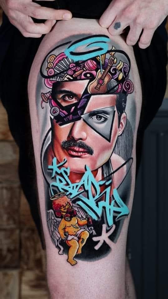 Portrait tattoo by Hypnotic Art Tattoo Studio, Milton Keynes