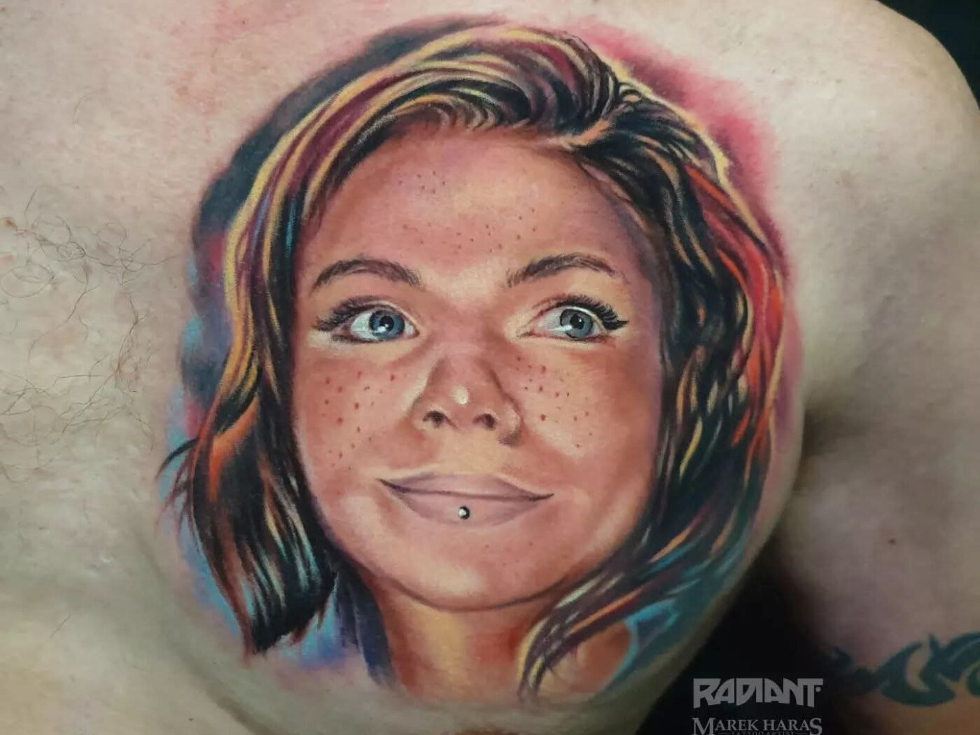 Portrait tattoo by Hypnotic Art Tattoo Studio, Milton Keynes