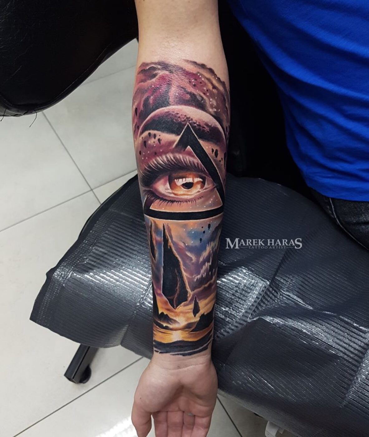 Surrealism tattoo by Hypnotic Art Tattoo Studio, Milton Keynes