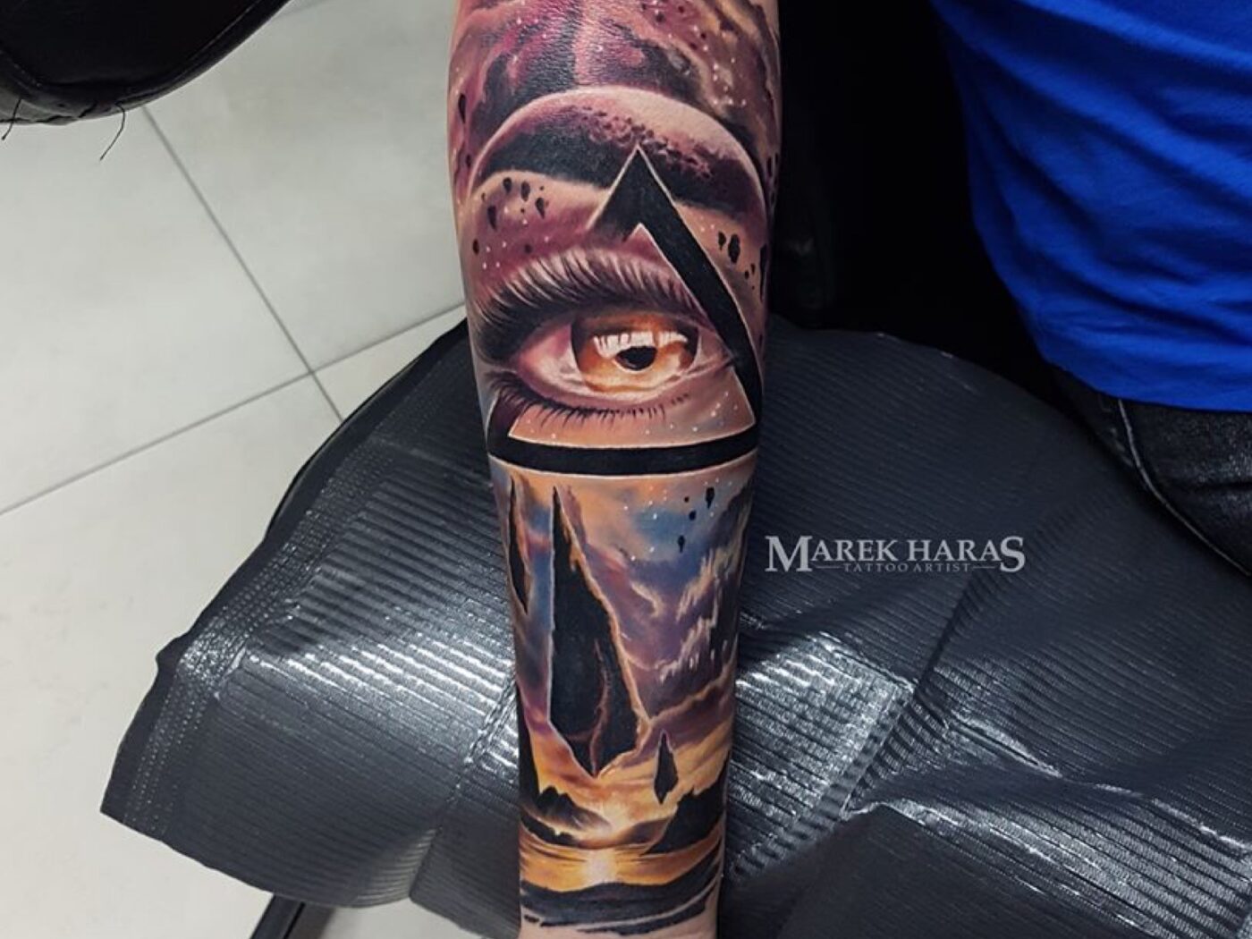 Surrealism tattoo by Hypnotic Art Tattoo Studio, Milton Keynes