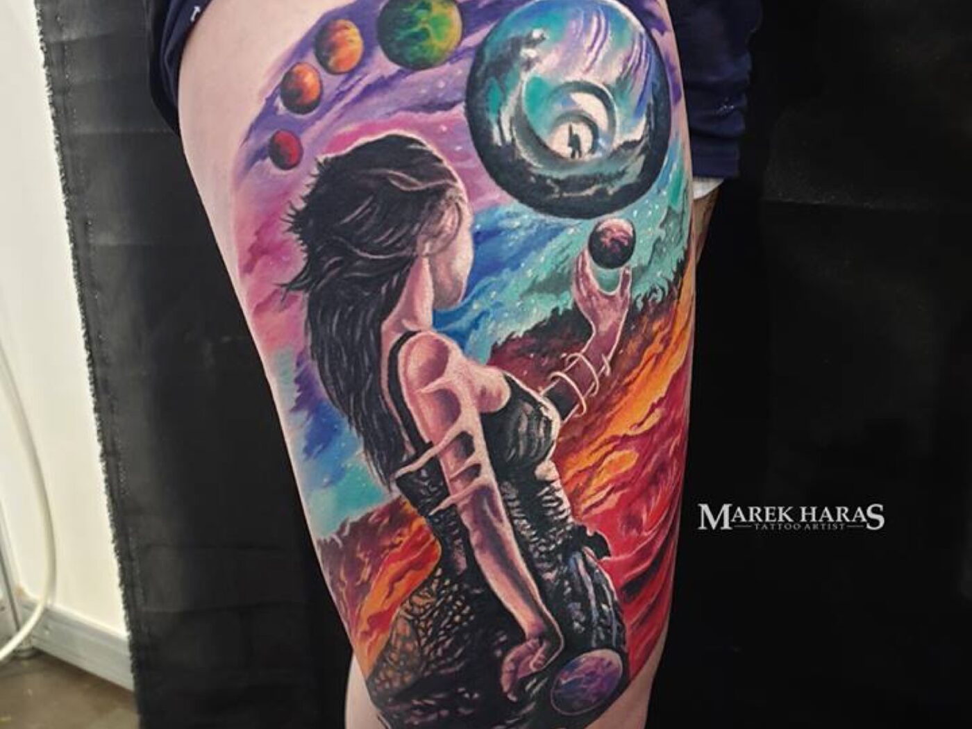 Surrealism tattoo by Hypnotic Art Tattoo Studio, Milton Keynes